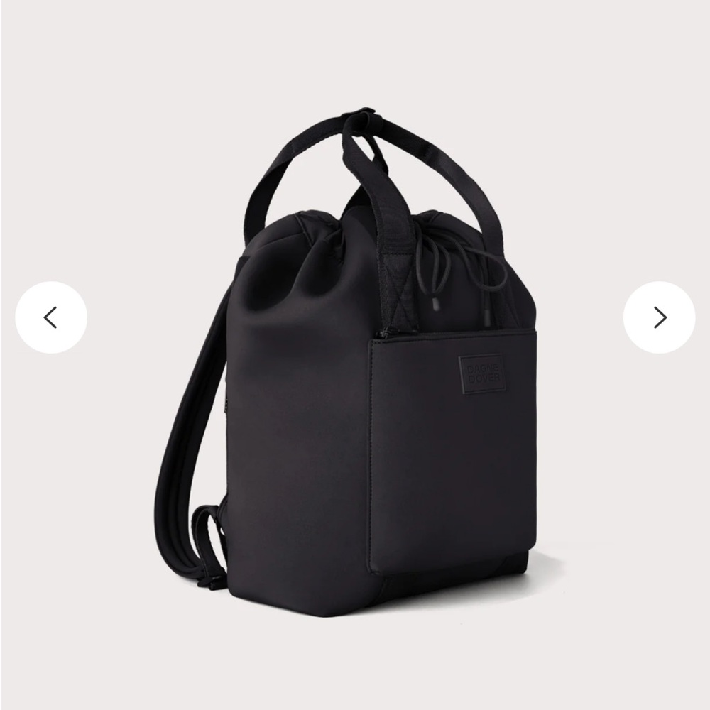 Dagne Dover Black Mini Drawstring Backpack - image 3